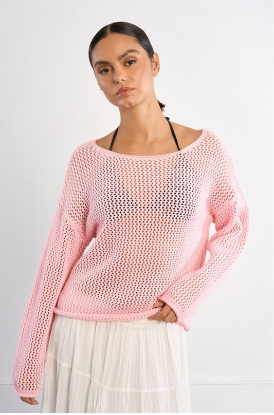 CROCHET KNIT SWEATER