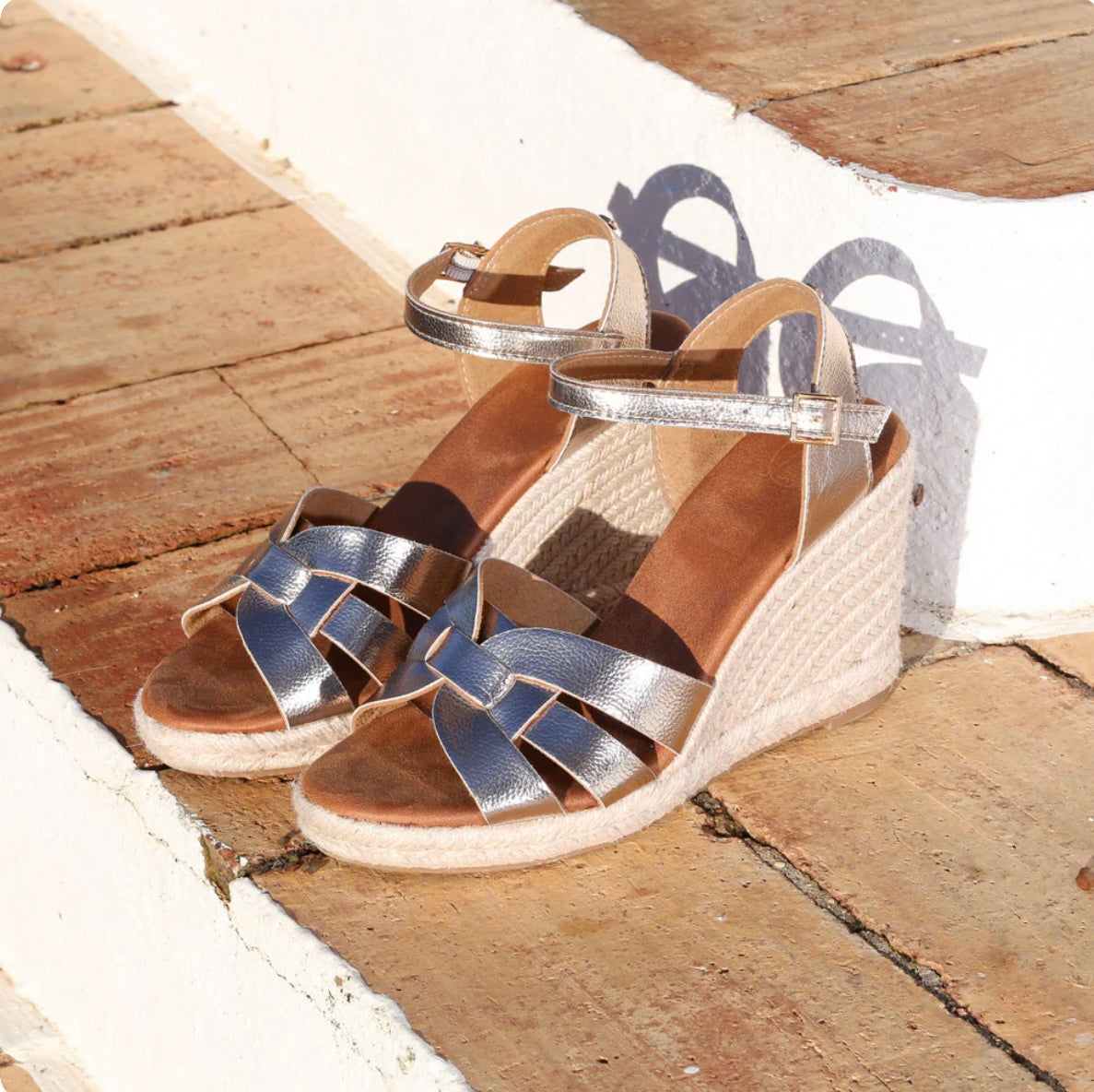 Mary Ann Champagne Sandals