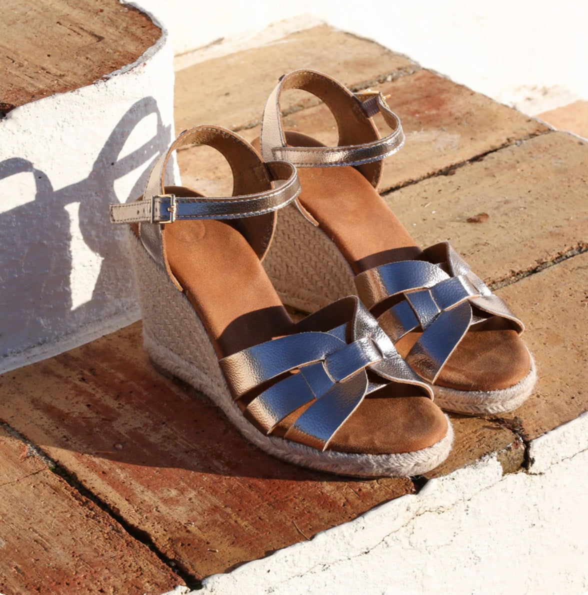 Mary Ann Champagne Sandals