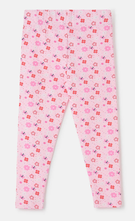 Mollie Leggings - Baby Pink Floral