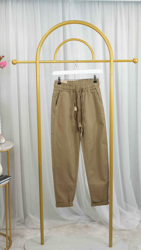 Mia Jeans (Taupe)