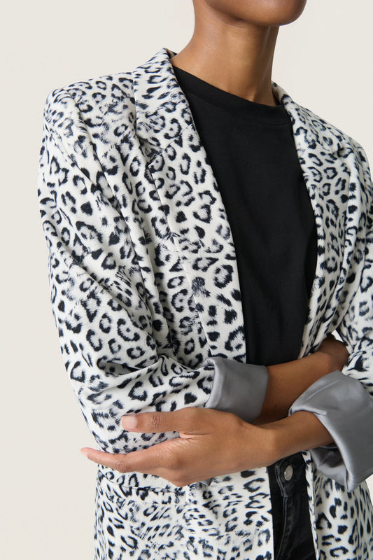 SLshirley printed fold up blazer