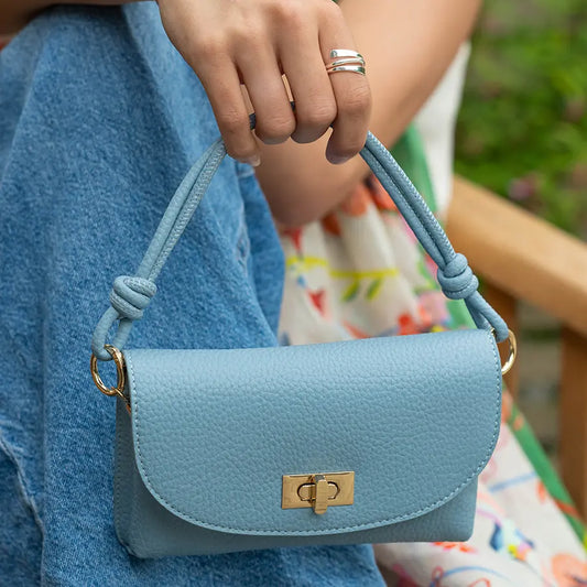 Blue mini bag