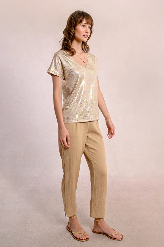 Gold/Beige T-Shirt