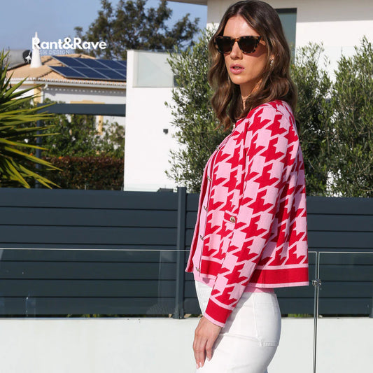 Masie Cardigan Red