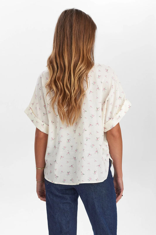NULULIANA SS BOW SHIRT - Pristine