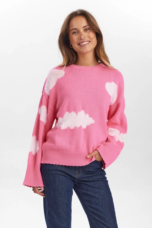 NUHEAVENLY PULLOVER - Pink Carnation