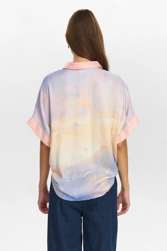 NUDIAMOND SHIRT - Pink Carnation