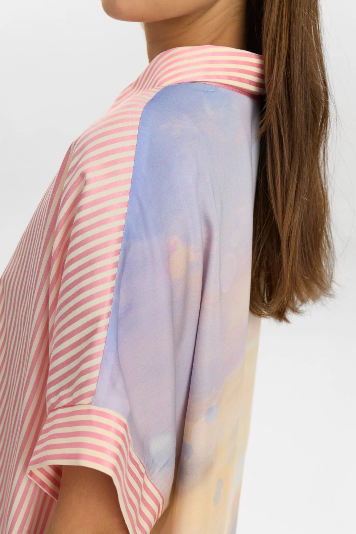 NUDIAMOND SHIRT - Pink Carnation