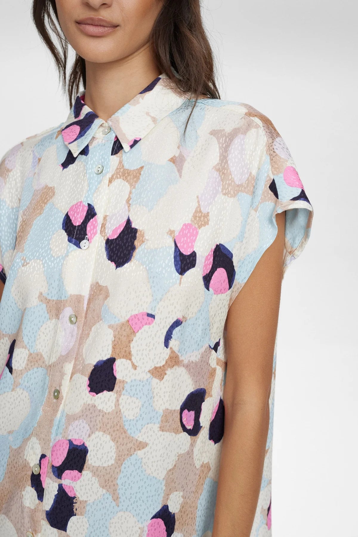 NUGRACIE SHIRT - Cerulean