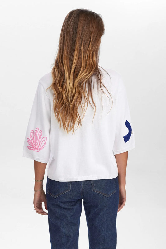 NUDEBORAH PULLOVER - Bright White