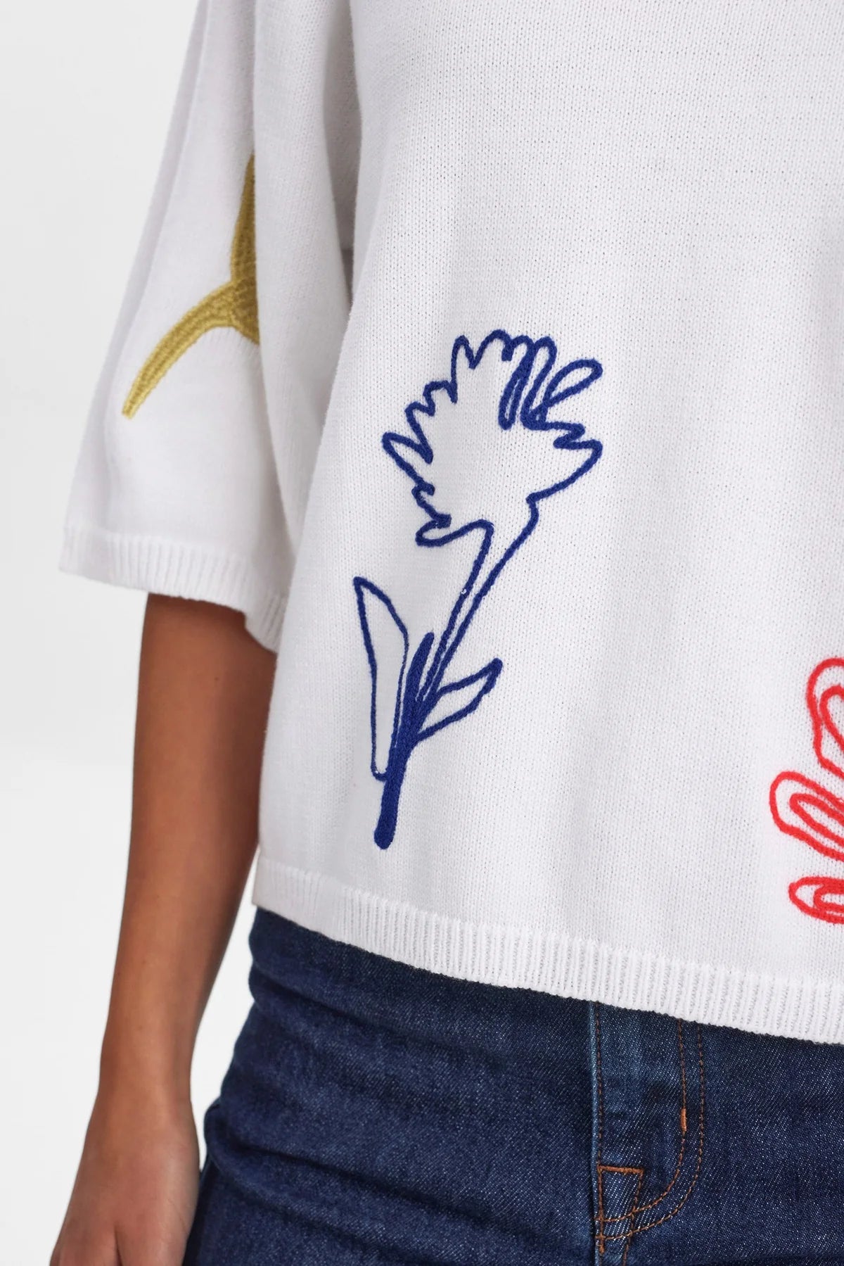 NUDEBORAH PULLOVER - Bright White