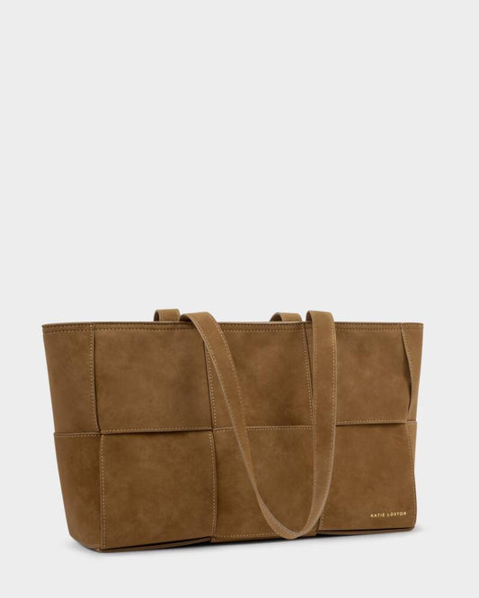 Taya suede tote bag