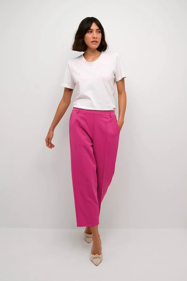 KAsakura cropped trousers (fuchsia)