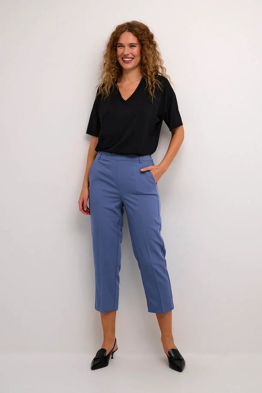 KAsakura cropped trousers (indigo)