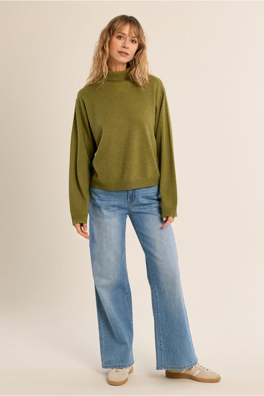 Green Knitted Sweater