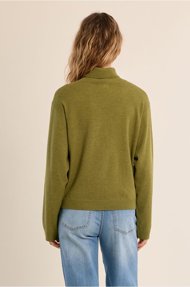 Green Knitted Sweater