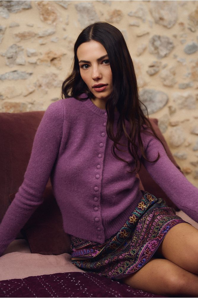 Mauve Cardigan