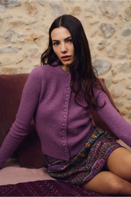 Mauve Cardigan