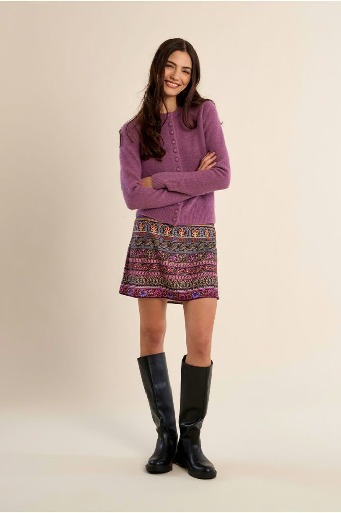 Mauve Cardigan