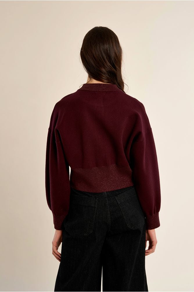 Plum Cardigan