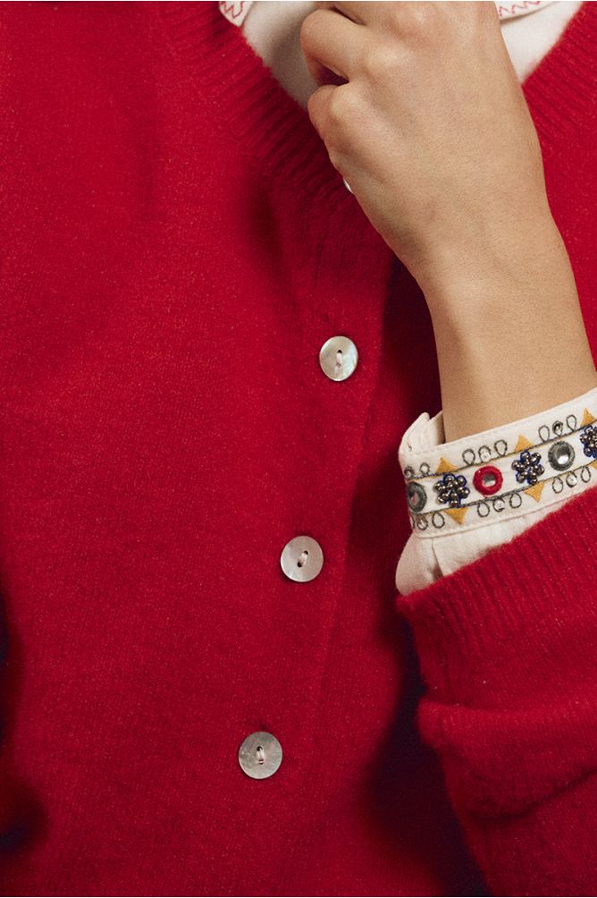 Red Cardigan