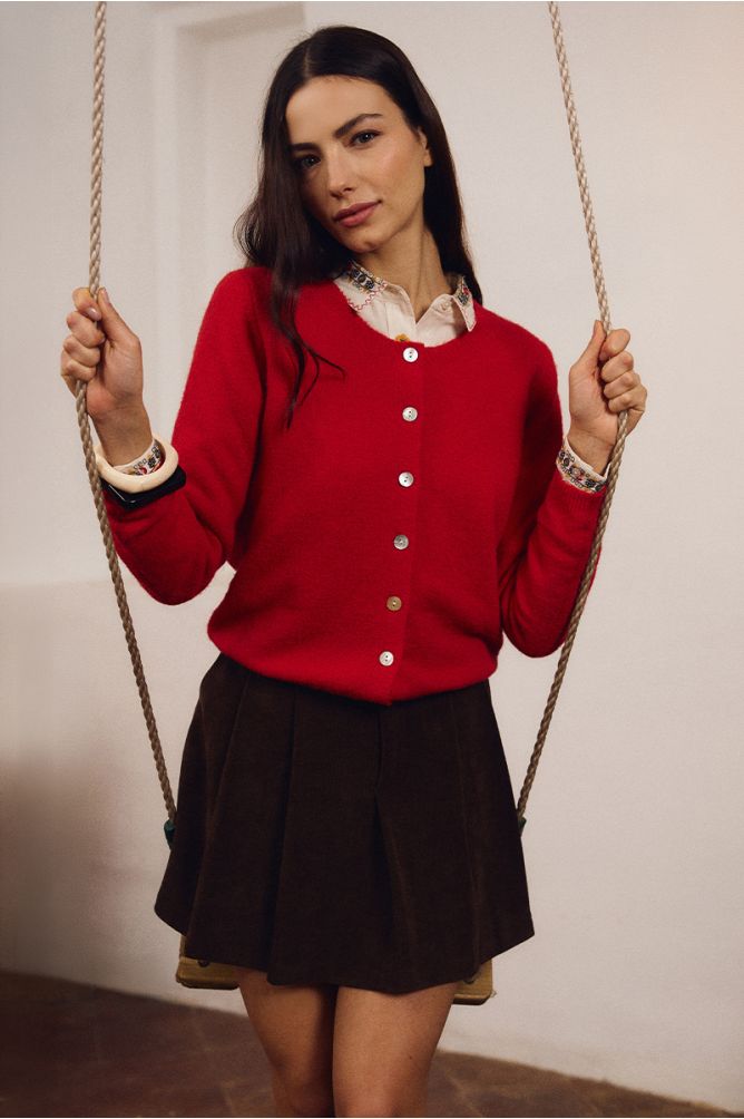 Red Cardigan