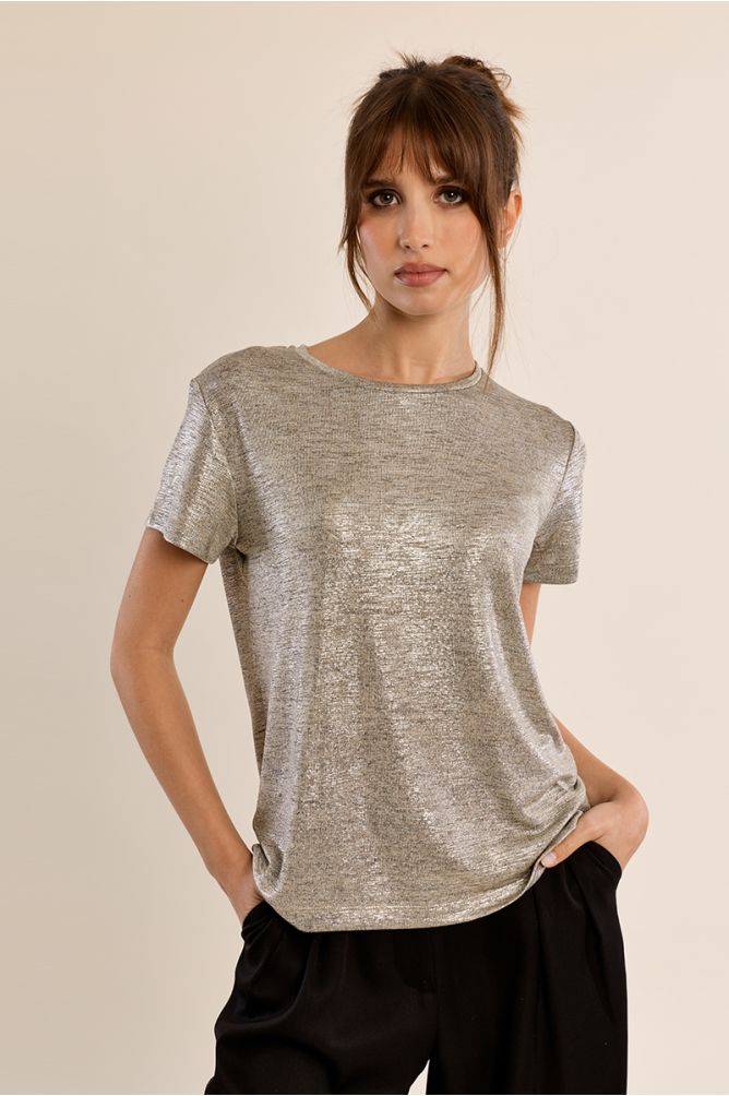 METALLIC T-SHIRT