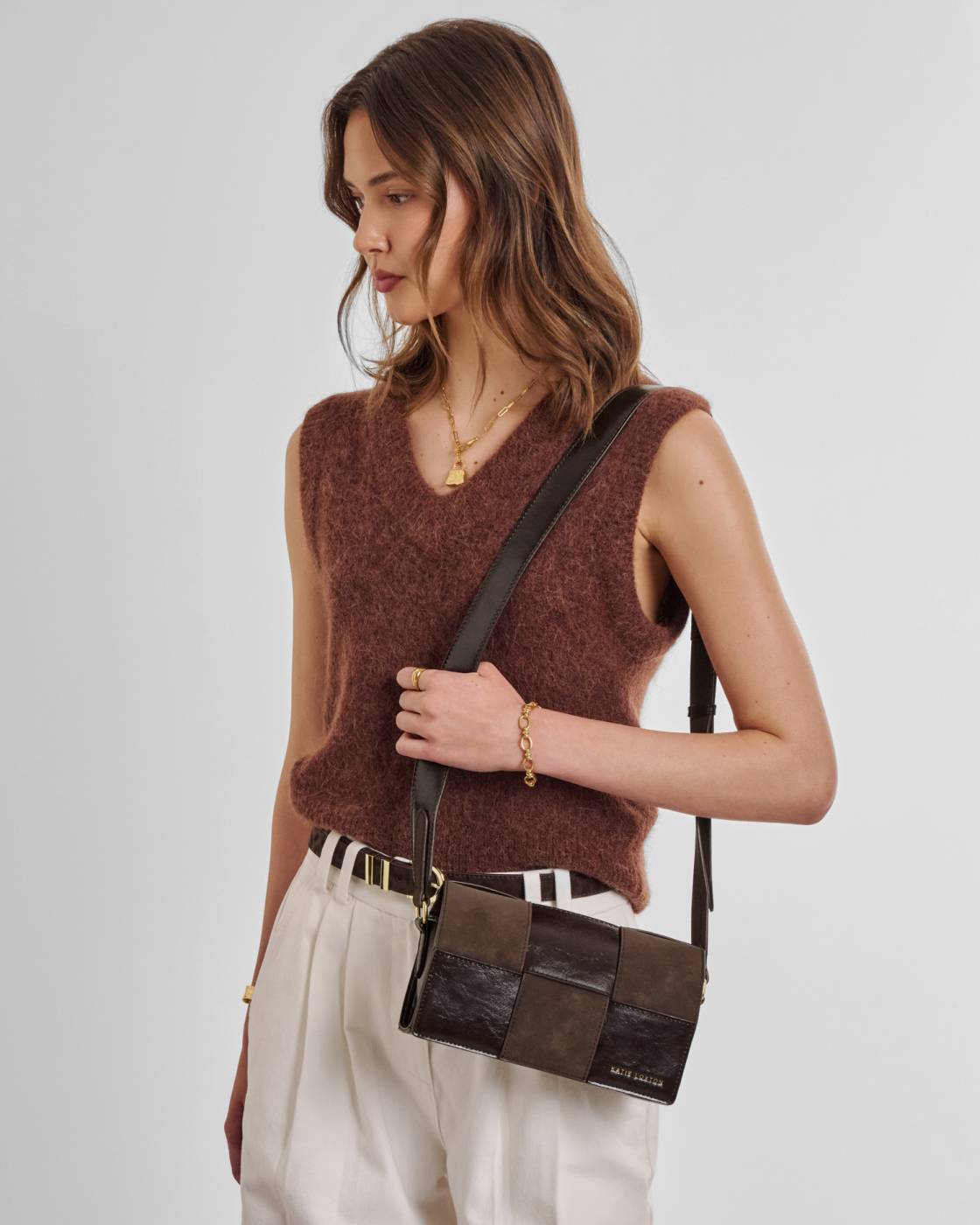 Taya Suedette Crossbody Bag