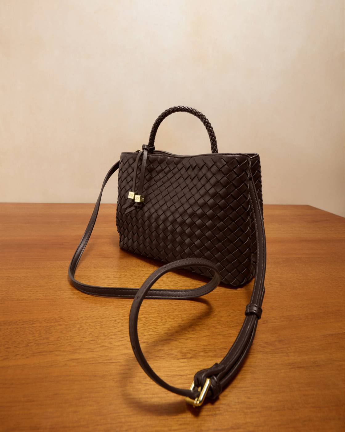 Nova Hand Woven Top Handle Bag