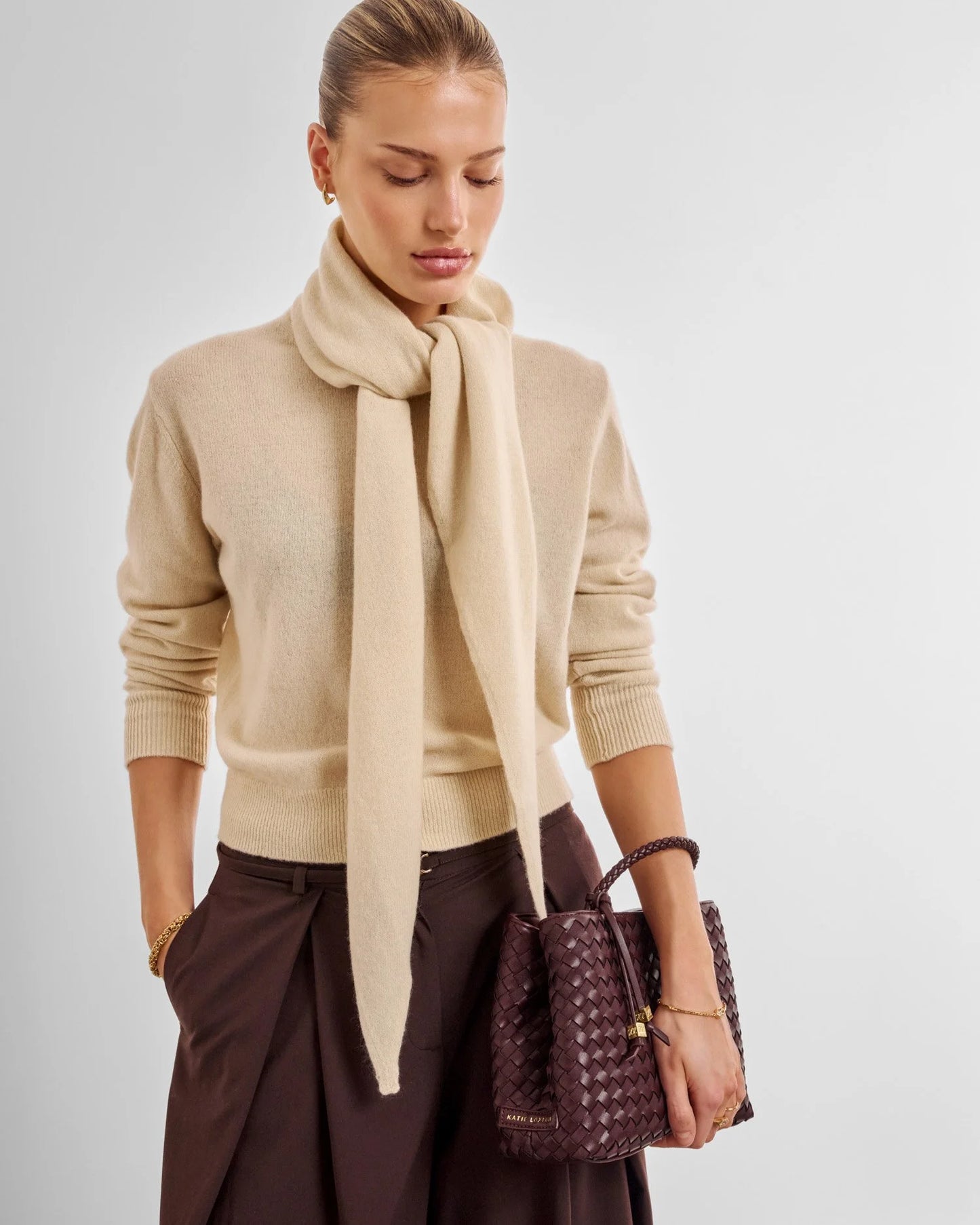 Nova Hand Woven Top Handle Bag