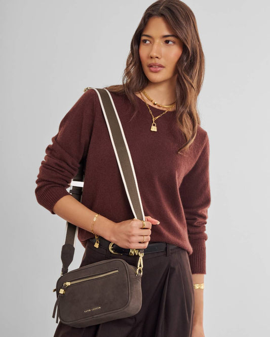 Lottie Suedette Crossbody Bag