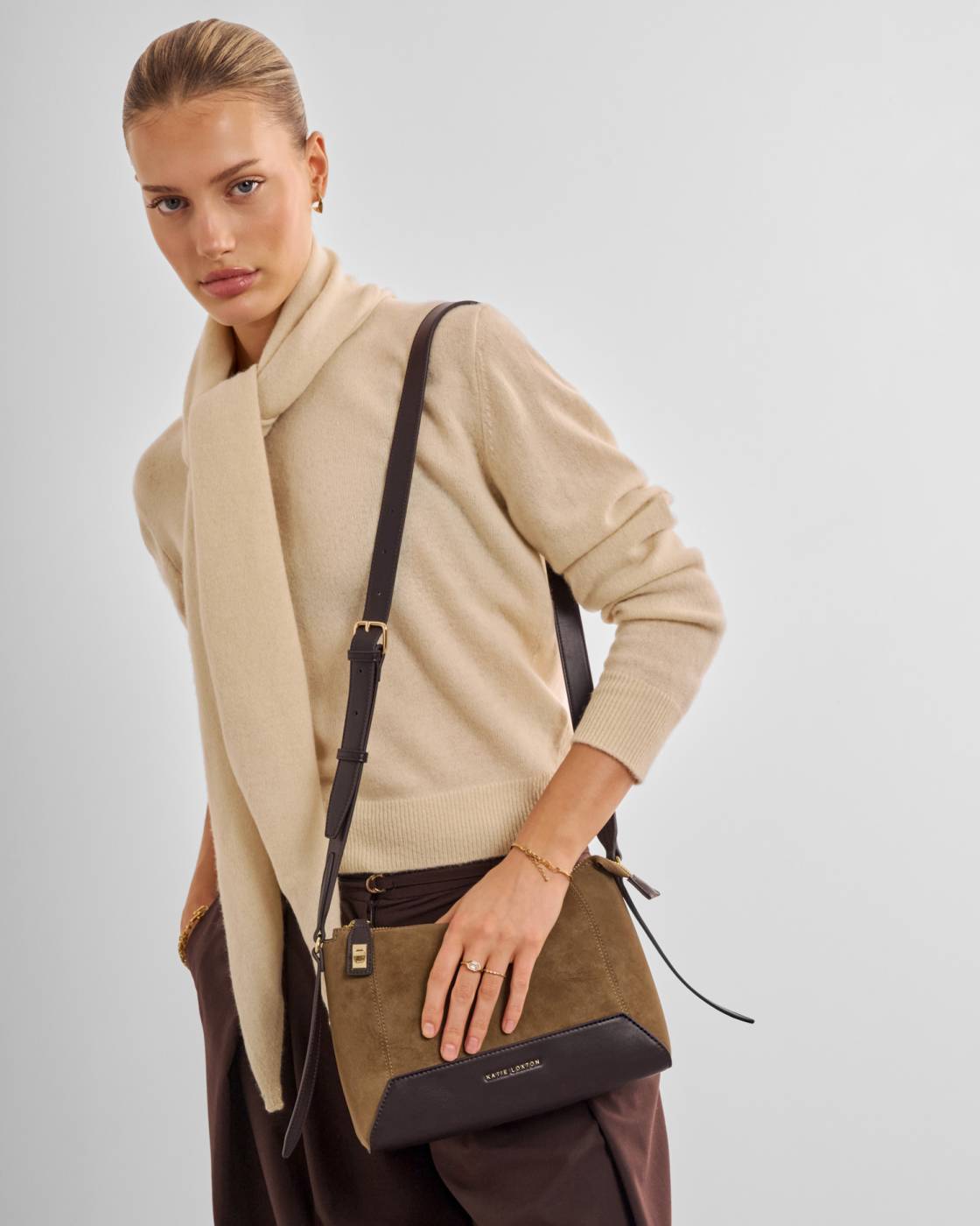 Charlbury Suedette Crossbody Bag