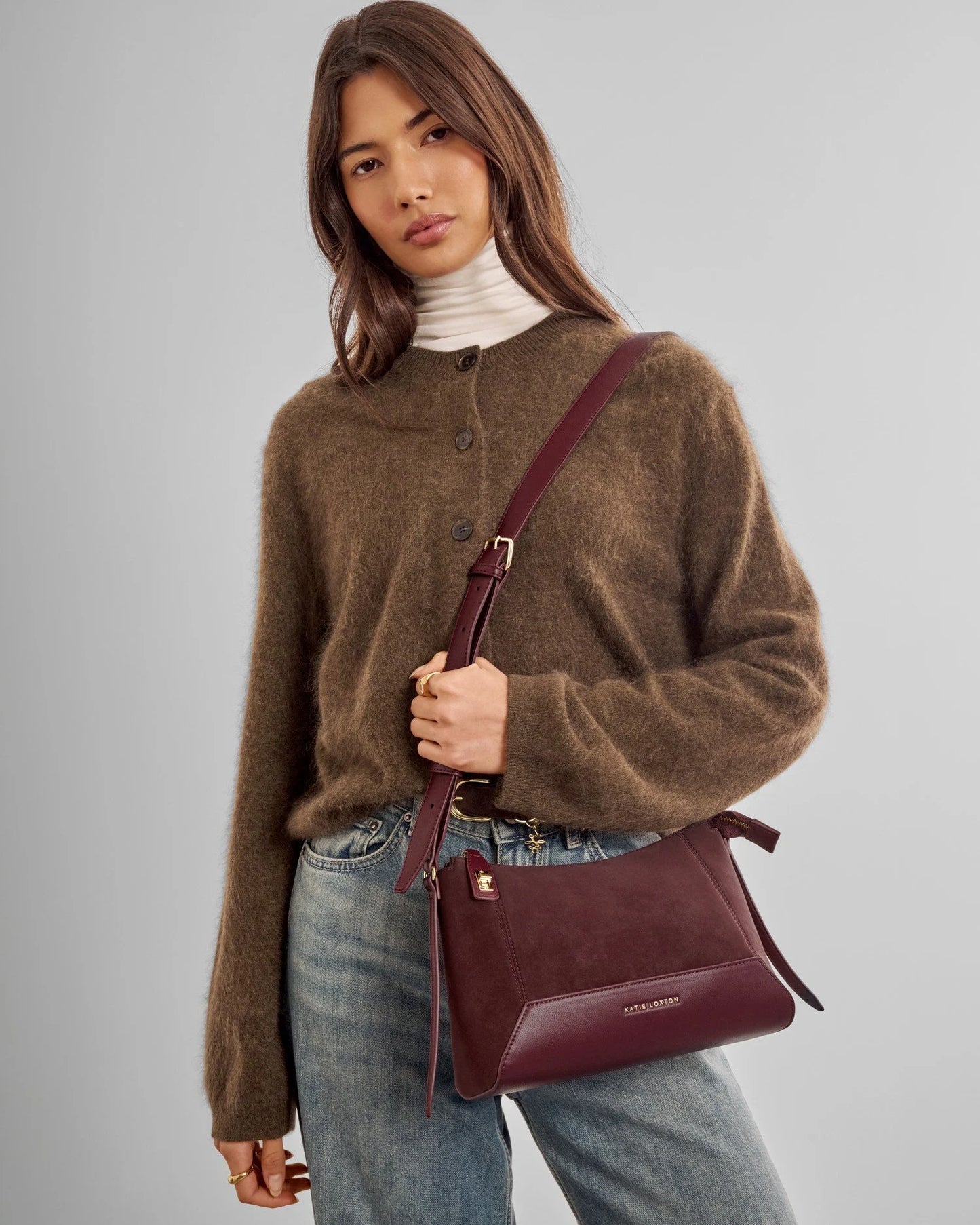 Charlbury Suedette Crossbody Bag