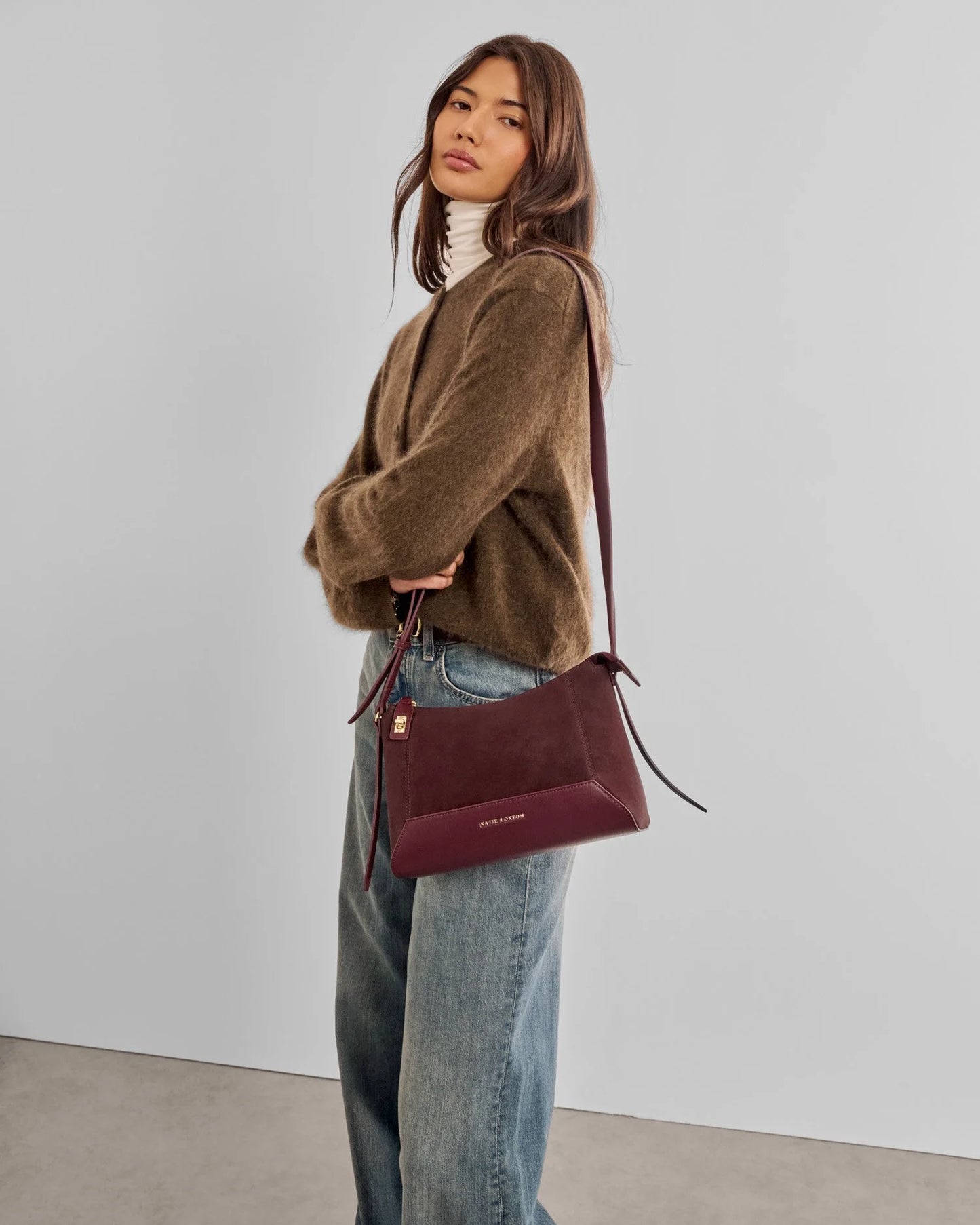 Charlbury Suedette Crossbody Bag