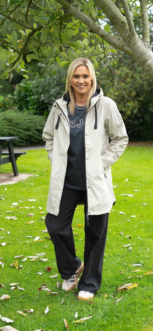 Snow Stone Grey Coat