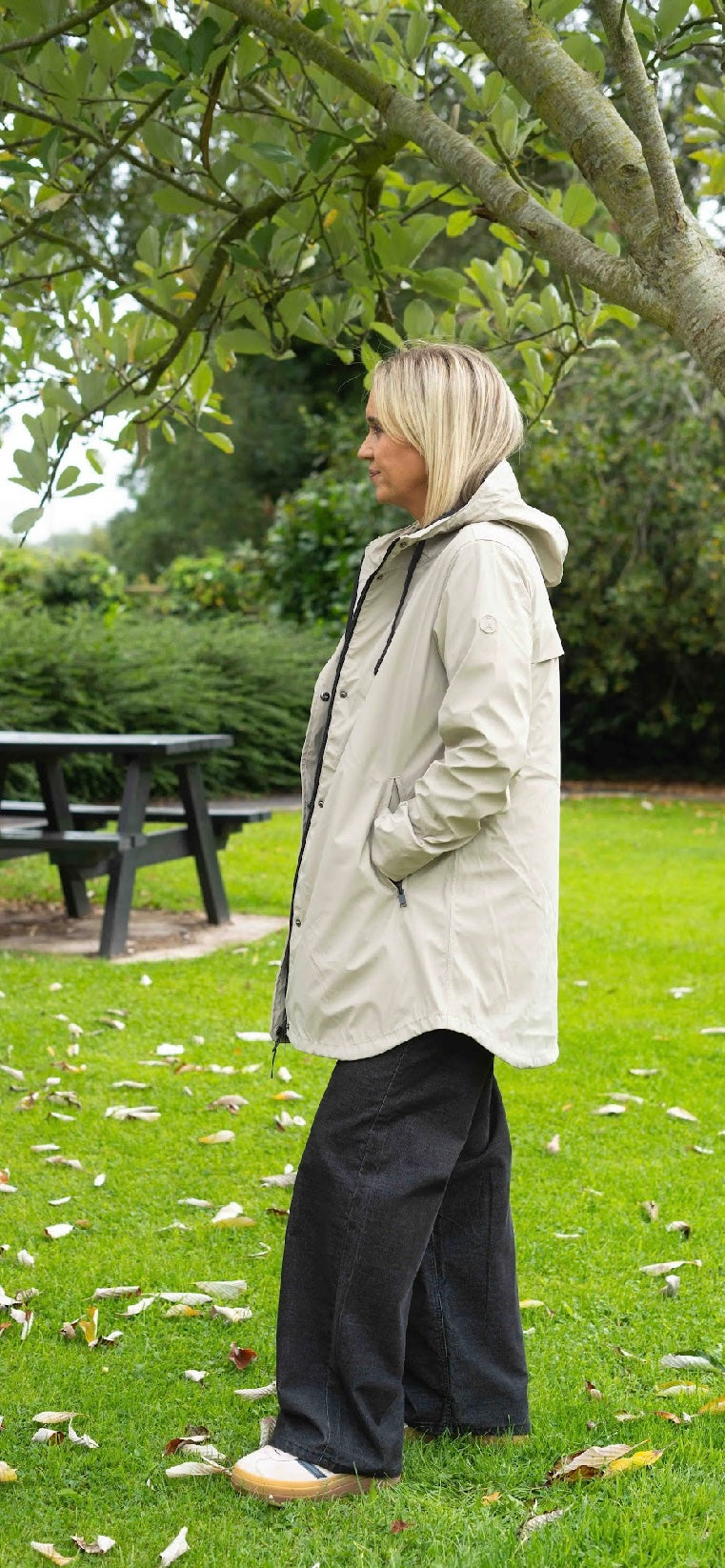 Snow Stone Grey Coat