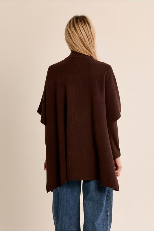 KNITTED CAPE