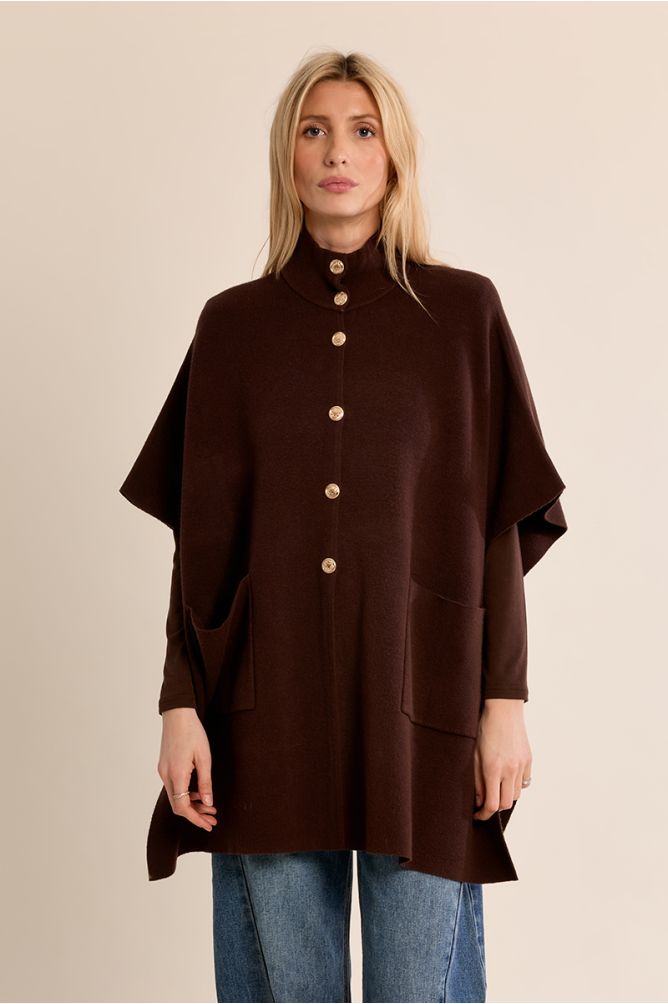 KNITTED CAPE