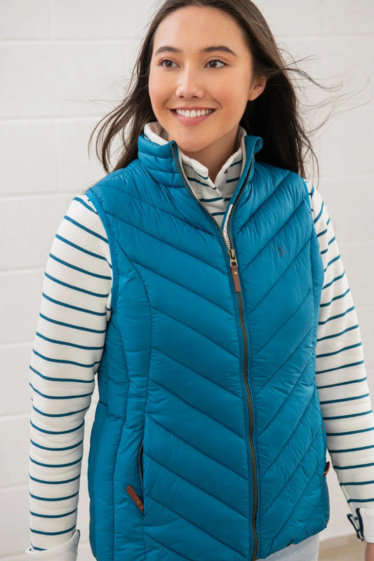 Laurel gilet (teal)