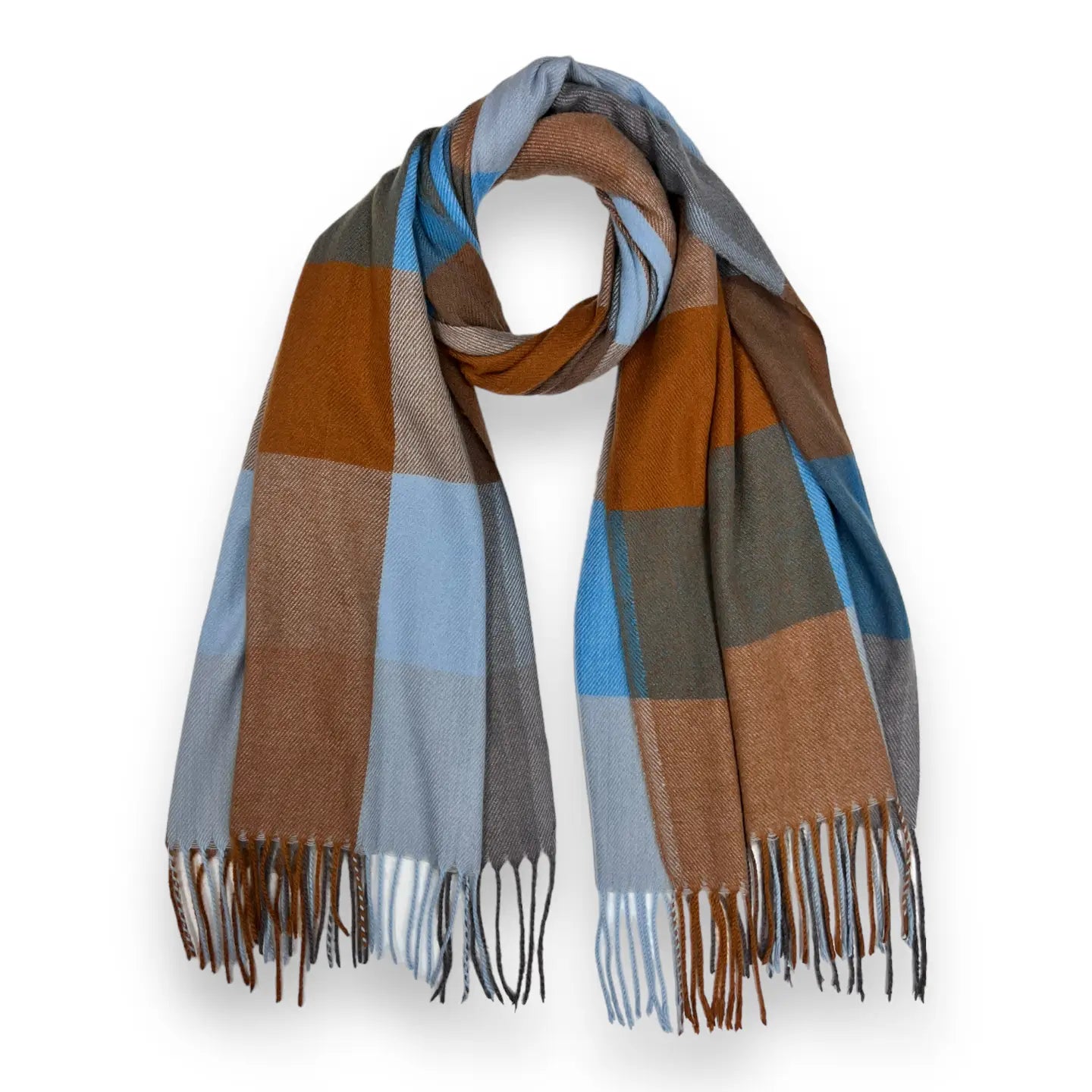 Blue Multicoloured Scarf