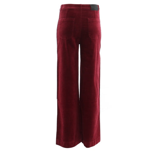 Shannon wide leg cord trousers