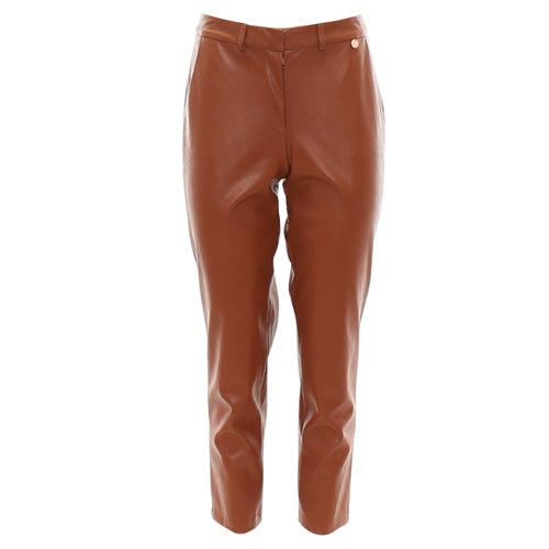 Lina faux leather trousers