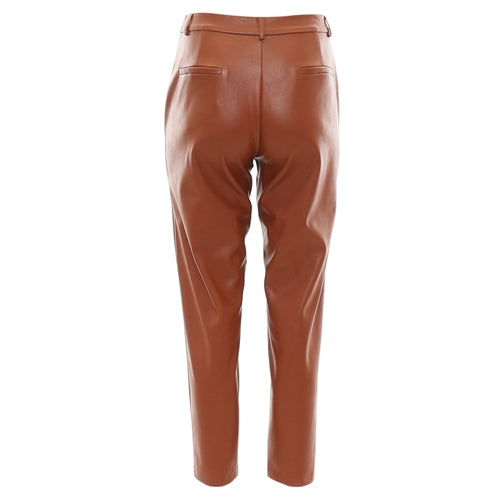 Lina faux leather trousers