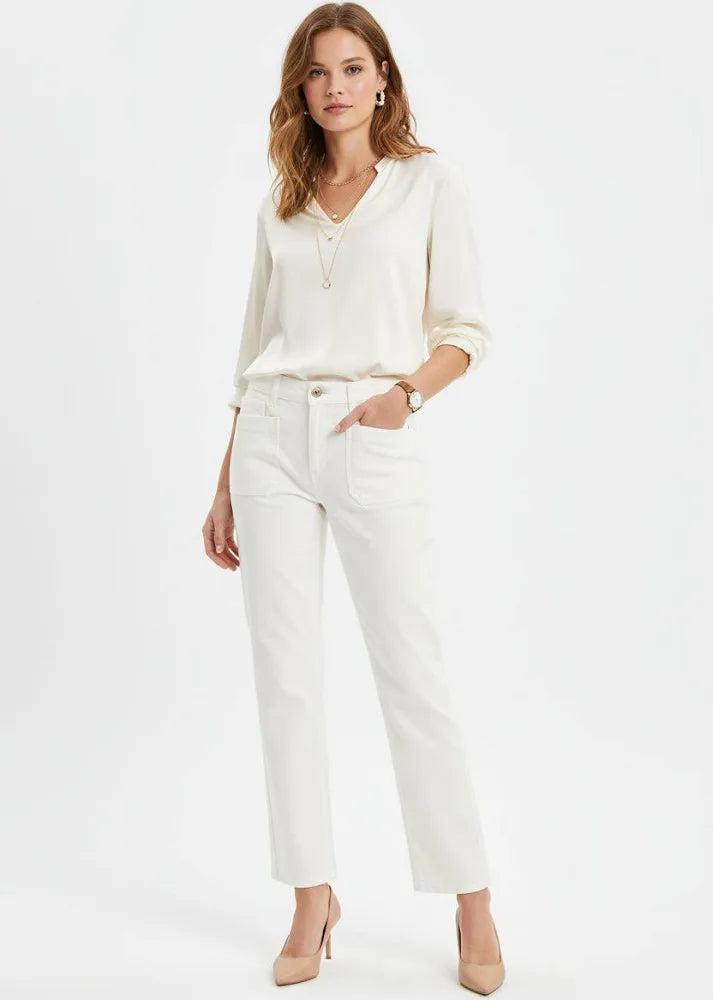 CRBerta Jeans White