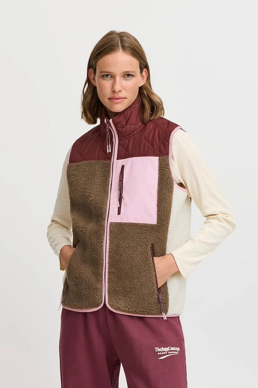 JCberri gilet (wine mix)