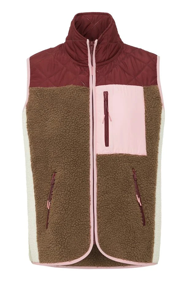 JCberri gilet (wine mix)