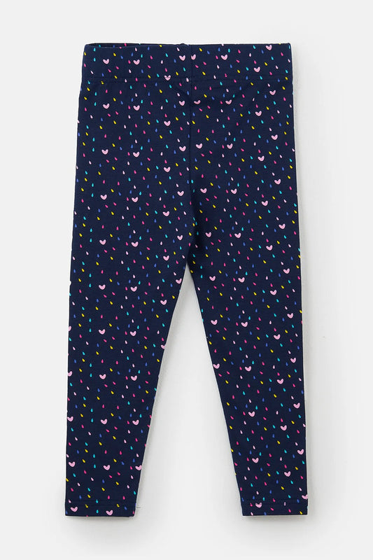 Molly leggings (navy hearts)