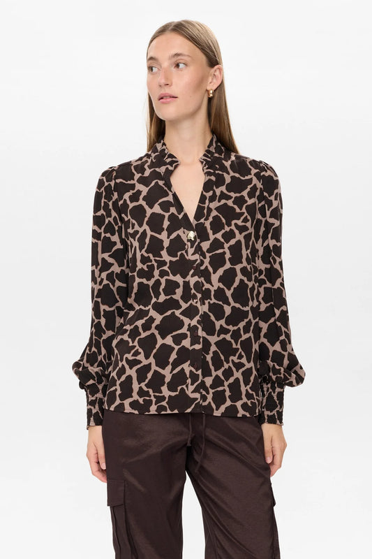 HANA SHIRT - Black Coffee