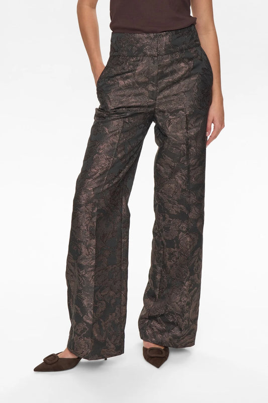 LIKA TROUSERS - Black Coffee